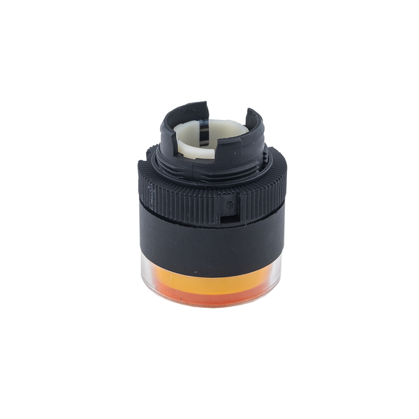 Головка кнопки с подсветкой желтый, пластик, изображение 2