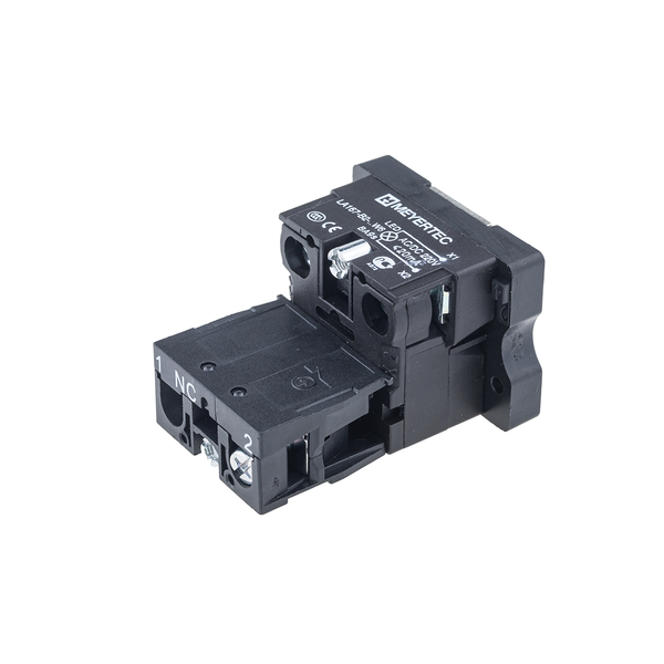 Основание с подсветкой 1NC красный 220V, пластик, изображение 2