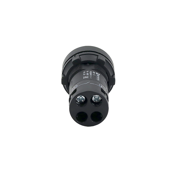 Кнопка плоская черная, маркировка "O",1NO, IP54, пластик, изображение 4