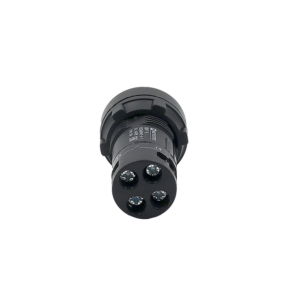 Кнопка белая выступающая с подсветкой, 1NO, 24V AC/DC, IP54, пластик, изображение 5