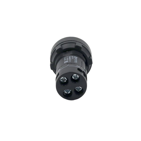 Кнопка желтая выступающая с подсветкой, 1NO,  24V AC/DC, IP54, пластик, изображение 5
