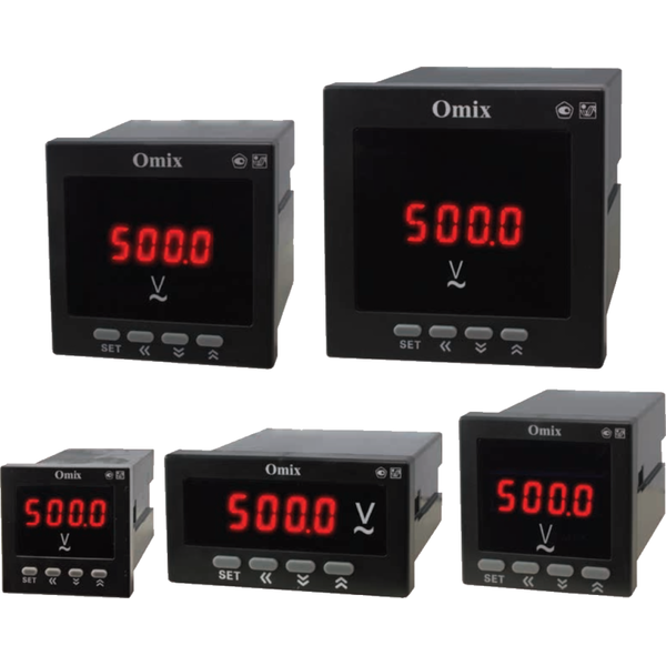 Вольтметр однофазный щитовой с интерфейсом RS-485 Omix V1-1-RS485-N2