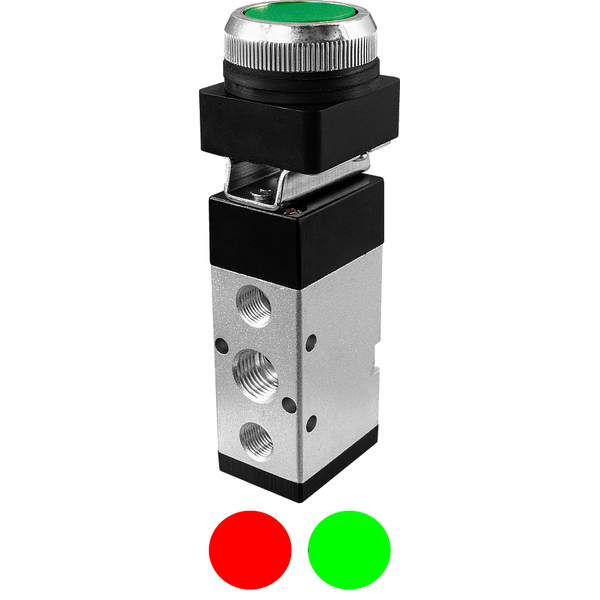 Пневмокнопка утопленная ПР522-К5