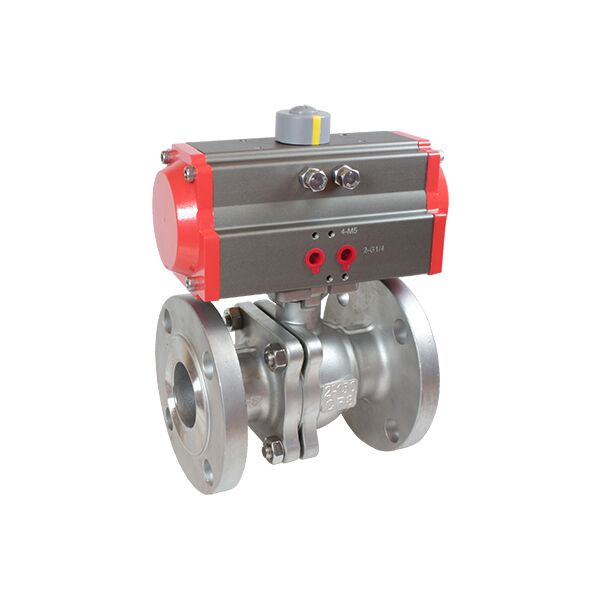 Кран шаровой КПР-2Ф с пневмоприводом