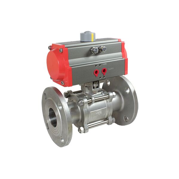 Кран шаровой КПР-3Ф с пневмоприводом