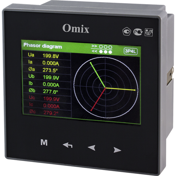 Анализатор параметров трехфазной сети Omix P99-MAY-3-R-RS485