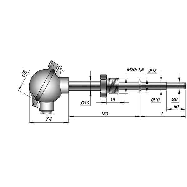 Термометр ТСПТ 103, изображение 5