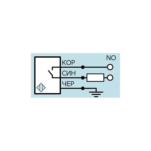 Индуктивный датчик VB2-18M75-8N74-K (ВБ2.18М.75.8.7.4.К), изображение 2