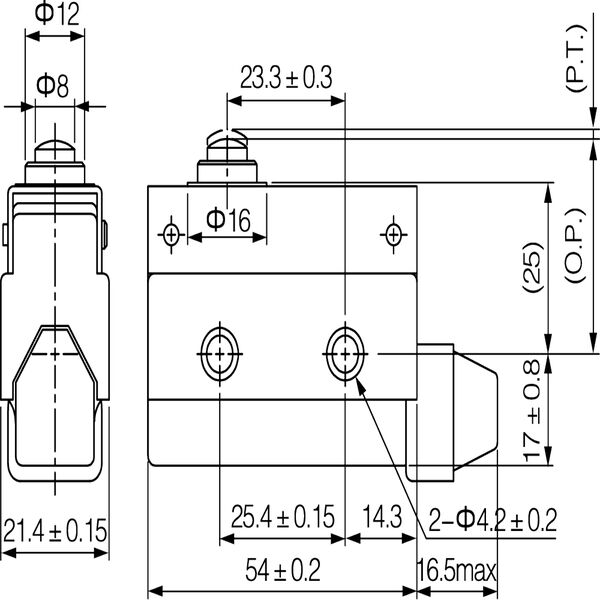 Концевые выключатели IP54 MTB4-MS, изображение 17
