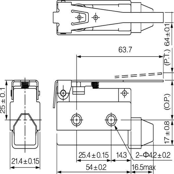 Концевые выключатели IP54 MTB4-MS, изображение 11