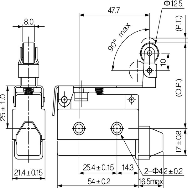 Концевые выключатели IP54 MTB4-MS, изображение 5