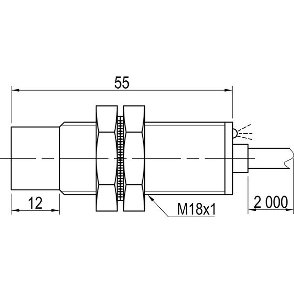 Индуктивные бесконтактные датчики (выключатели) KIPPRIBOR серии LA в цилиндрическом корпусе, изображение 7
