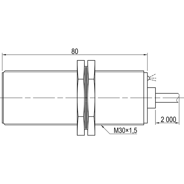 Индуктивные бесконтактные датчики (выключатели) KIPPRIBOR серии LA в цилиндрическом корпусе, изображение 5