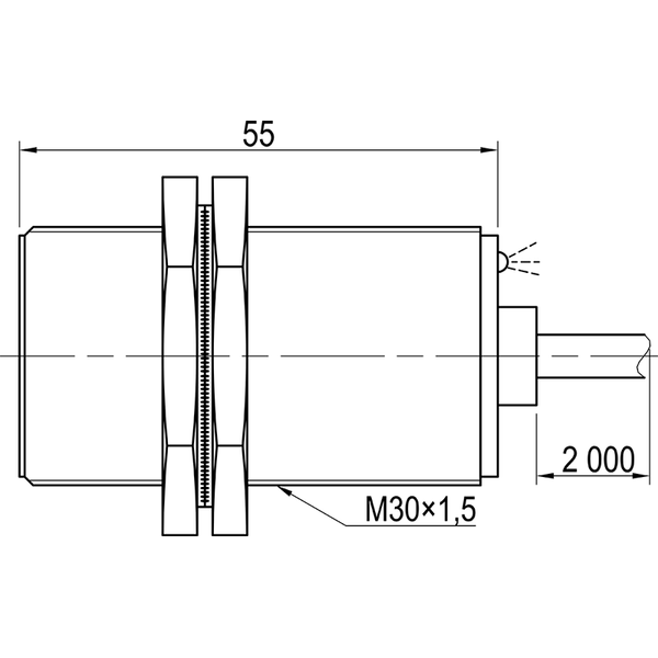 Индуктивные бесконтактные датчики (выключатели) KIPPRIBOR серии LA в цилиндрическом корпусе, изображение 6