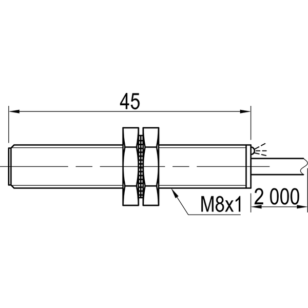 Индуктивные бесконтактные датчики (выключатели) KIPPRIBOR серии LA в цилиндрическом корпусе, изображение 14