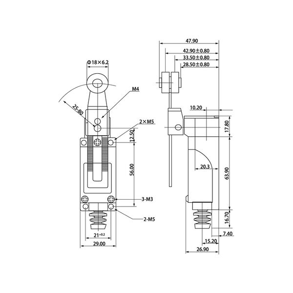 Концевые выключатели IP65 MTB4-LZ, изображение 19