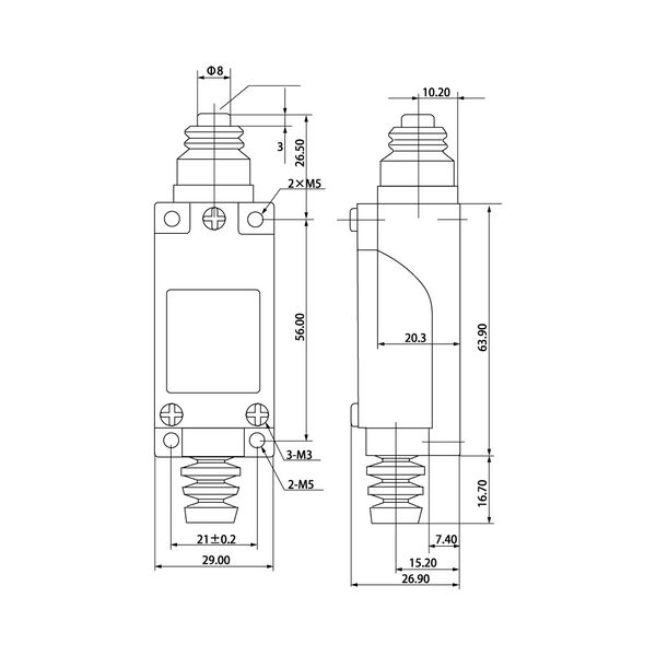 Концевые выключатели IP65 MTB4-LZ, изображение 13
