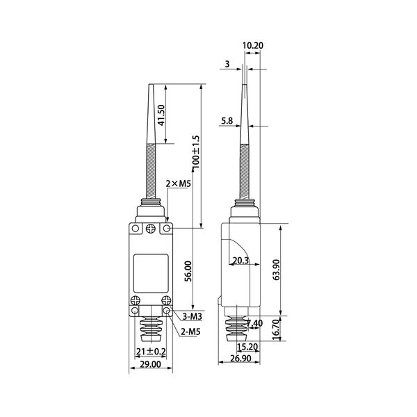 Концевые выключатели IP65 MTB4-LZ, изображение 7